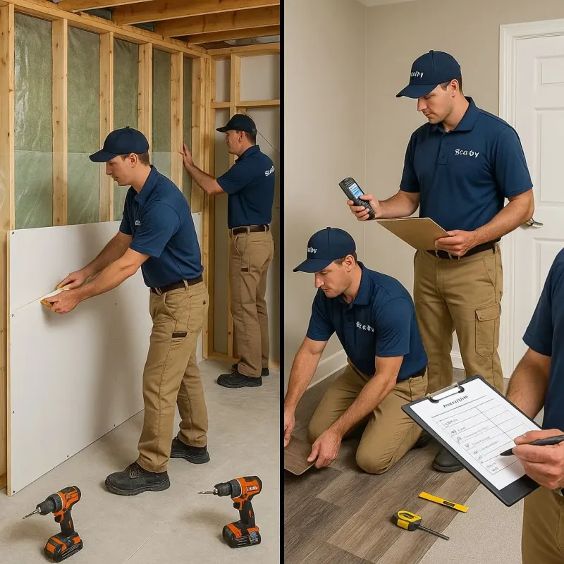 Repairs and Reconstruction process in Northumberland, PA